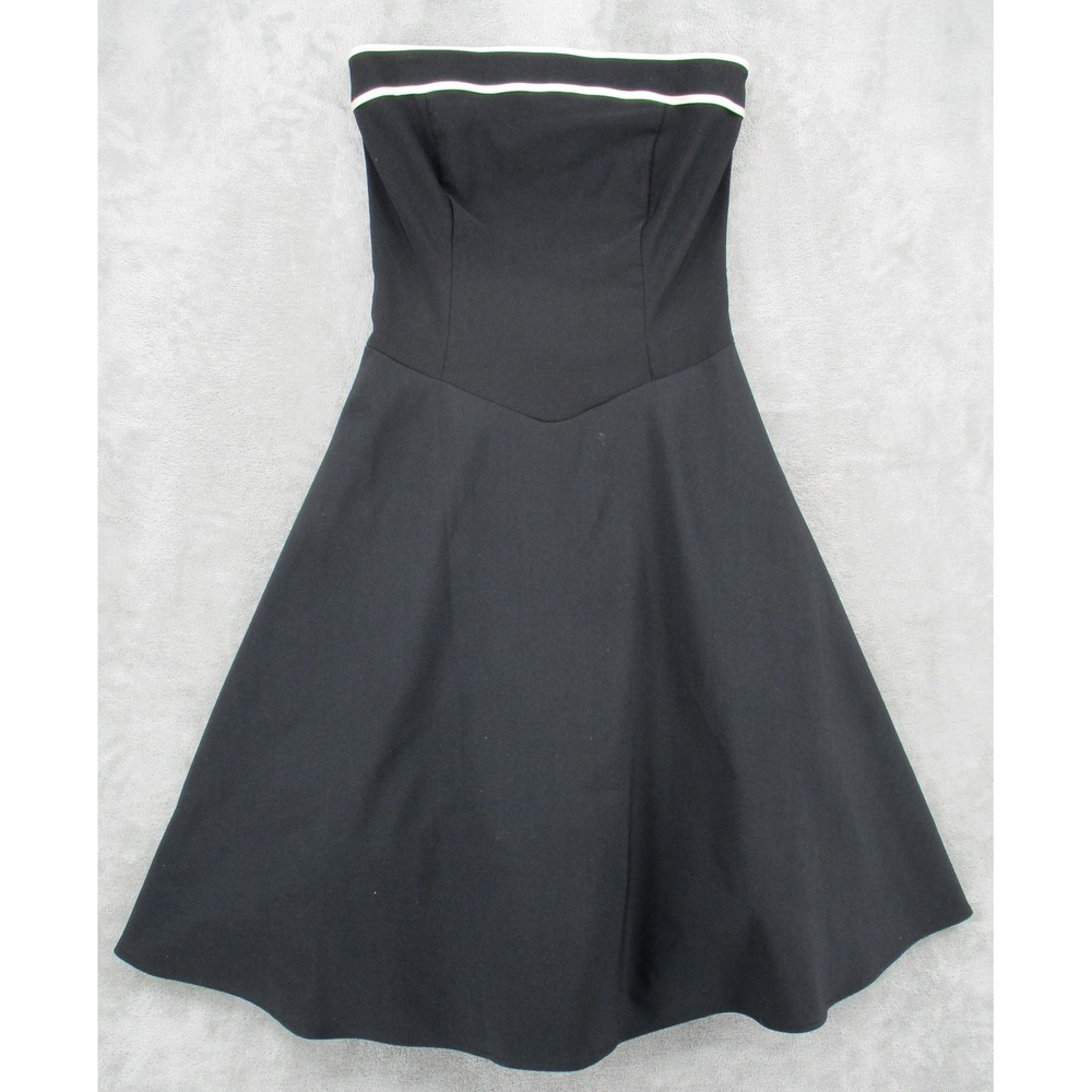 Ruby Rox Dress Juniors 7 Strapless Fit Flare Tulle Dropped Waist Y2K 90s HOCO